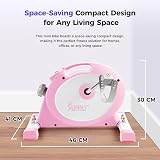 Sunny Health & Fitness Pink Under Desk Mini Pedal Exerciser P2330 view 3