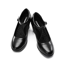 Cusolemore Closed Toe Heels for Women with Arch