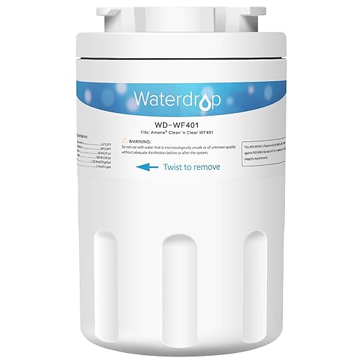 Waterdrop Filtro de agua para refrigerador, compatible con Amana ...