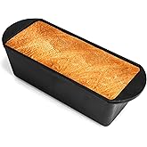 Oranbulb Cast Iron Bread Pan 13x5 Inch Loaf Pan, Cast Iron Baking Pan for Sourdough and Sandwich Bread Loaves