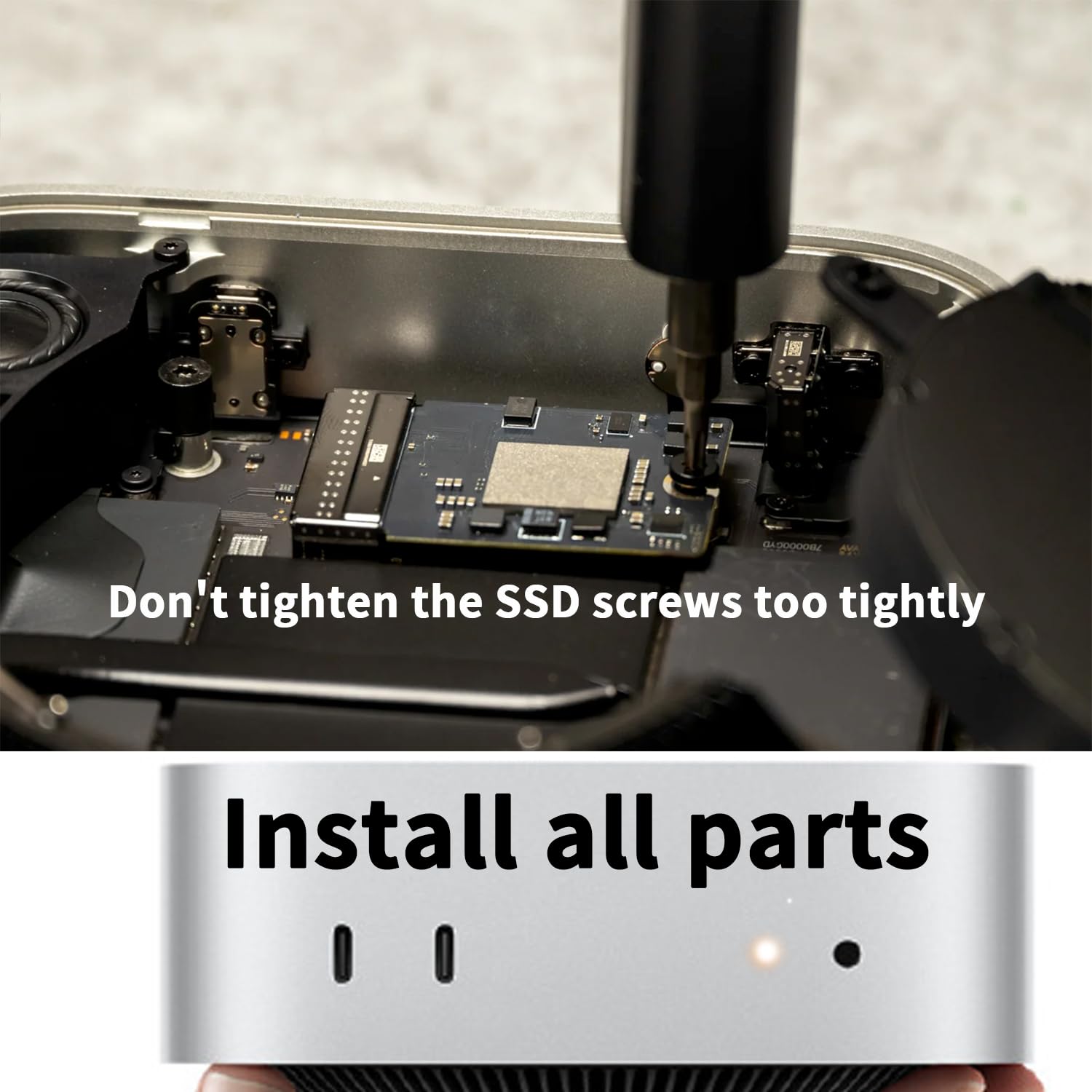 Mac mini M4 Pro SSD 4TB Hard Disk Upgrade DIY (M4-2TB)