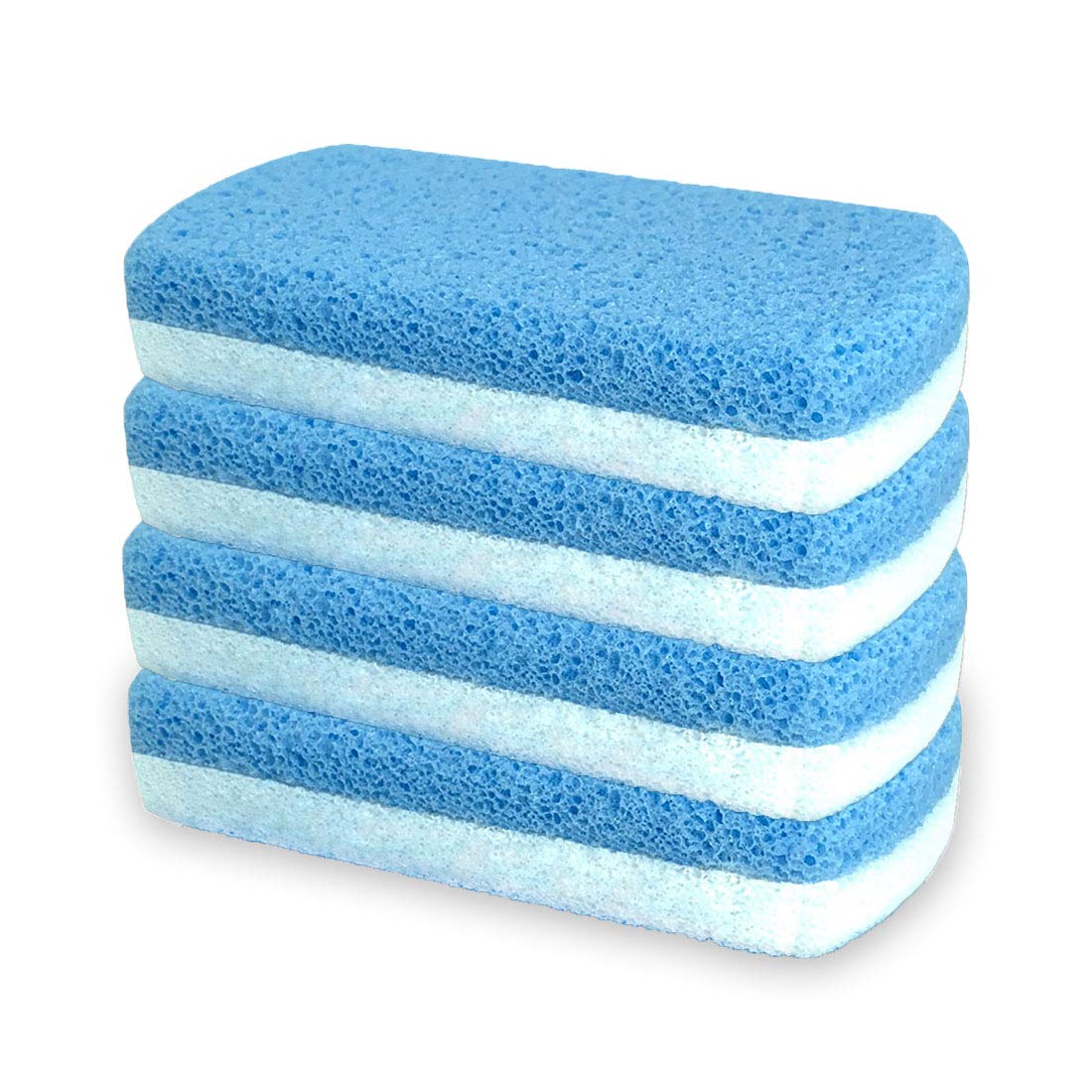 Glass Pumice Stone for Feet, Callus Remover and Foot scrubber & Pedicure Exfoliator Tool Pack of 2: Beauty