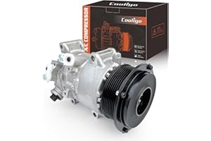 COOLIGO Air Conditioner AC Compressor with Clutch Compatible with Toyota Camry 2.4L 2007-2009, RAV4 2.4L 2006-2008 Toyota Hiace 2006-2018