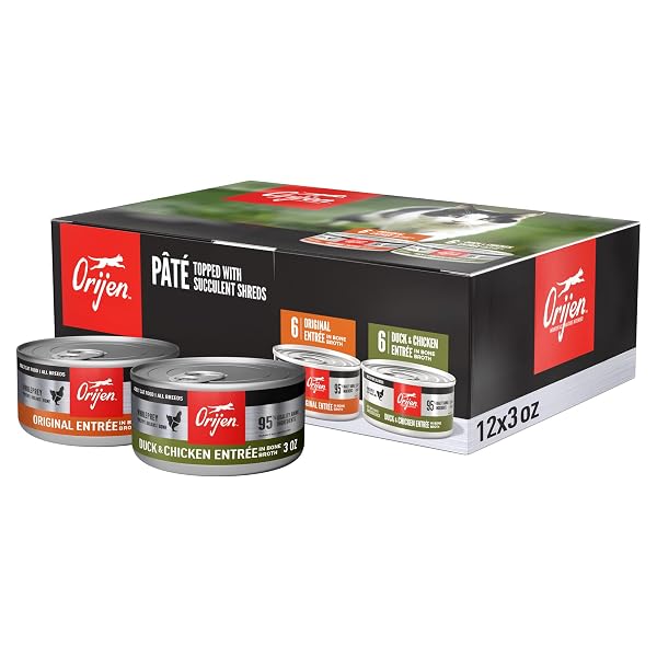 ORIJEN PREMIUM PATE WET CAT FOOD VARIETY PACK:...