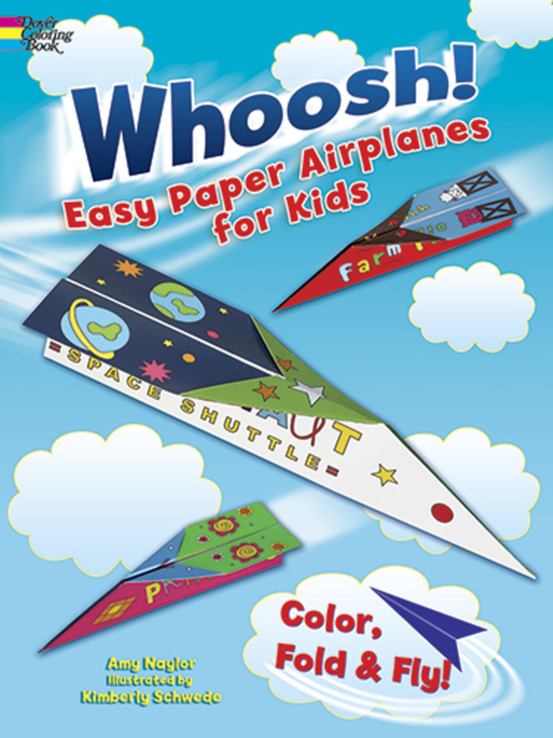 Photo 1 of Whoosh! Easy Paper Airplanes for Kids: Color, Fold and Fly! (Dover Kids Activity Books)