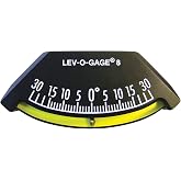 Sun Company Lev-o-gage 8 - Heel Angle Clinometer | High-Resolution Clinometer for Modern Boats | Mounts on Bulkhead