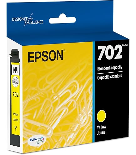 Amazon.com: EPSON 702 DURABrite Ultra Ink High Capacity Yellow