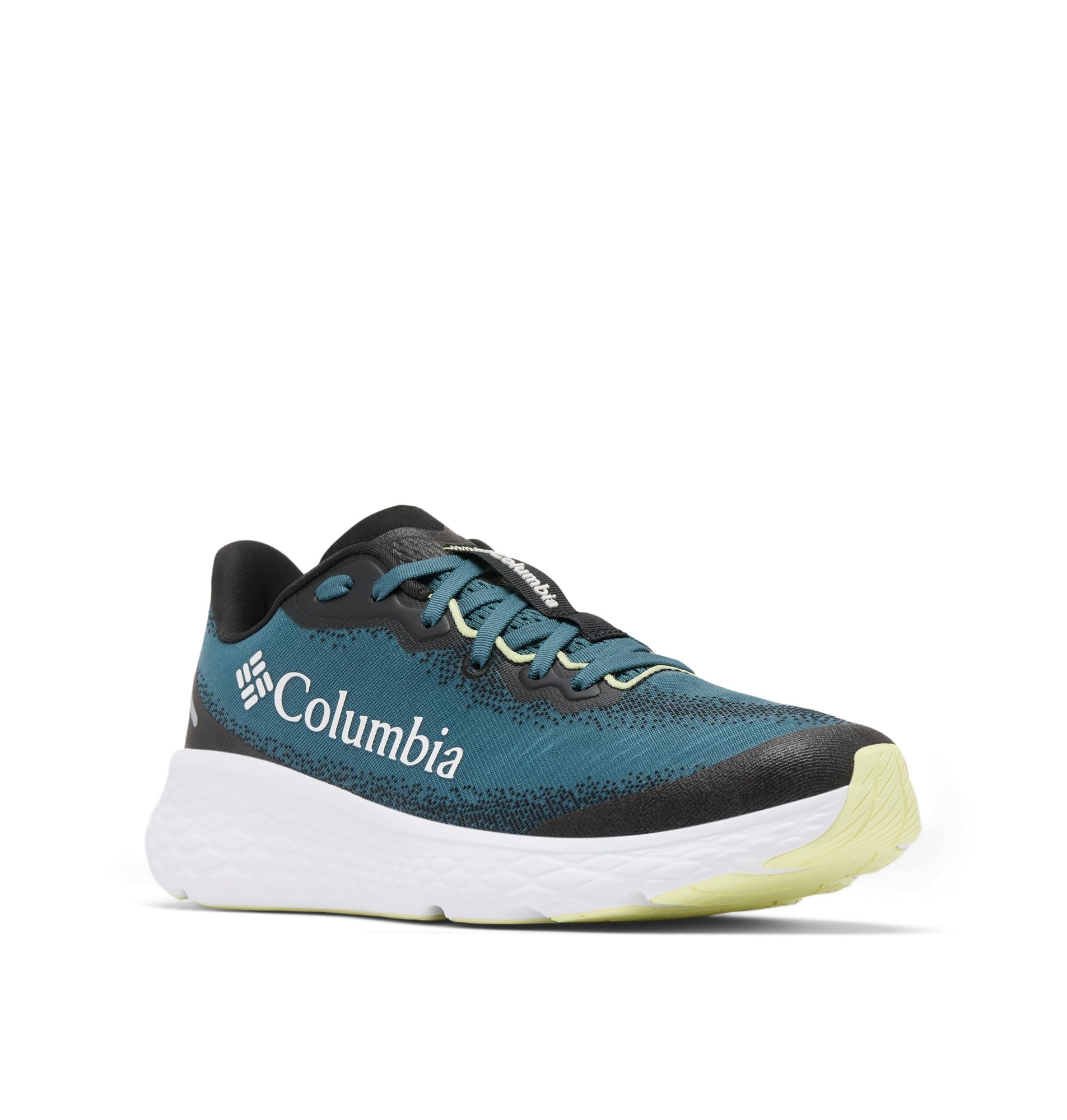 Columbia Men’s Konos Featherweight Running Shoe, Everblue/Citron Haze, 14 Wide