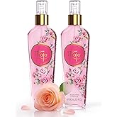 Maja Love Rose Body Spray for Women, Light Refreshing Floral Mist with Fruity Notes, Classic Spanish Design, Pink, 8.1 Fl Oz, 2 Pack