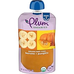 Plum Organics Stage 2 Organic Baby Food - Banana