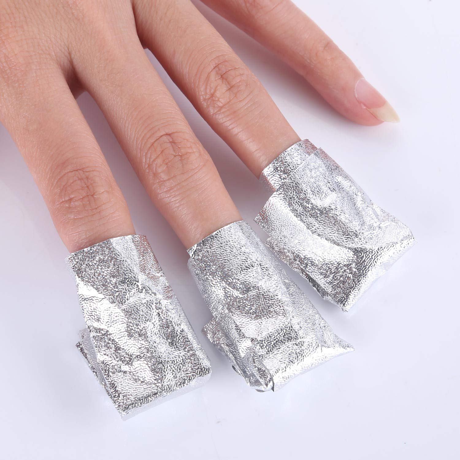 600 Pcs Nail Polish Remover Foil Wraps with Pre-Attached Lint-Free Cotton Pads | Non-Acetone Soak Off Gel, Acrylic, Dip Powder Nail Polish Remover Kit for Professional Salon & Home Use - Image 3