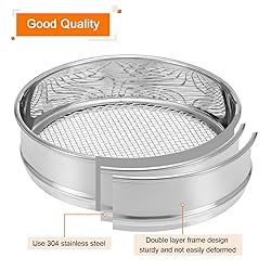 PATIKIL 5 Mesh Lab Sieve, 8" Diameter Test Sieve
