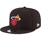 New Era NBA Black 9FIFTY Adjustable Snapback Hat Cap One Size Fits All