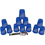 Speed Stacks | Official Sport Stacking Set, Blue - 12 Cups and Holding stem | Top Grade Materials, Low Friction | WSSA Approv