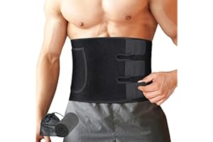 Aurorabind Waist Trimmer - Sweat Enhancing Fitness Belt for Women & Men, Sweat Waist Trainer with Cooling Gym Towel for Exerc