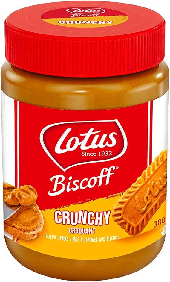Lotus Biscoff Crunchy Biscuit Spread, 380 Grams Amazon.ca Grocery
