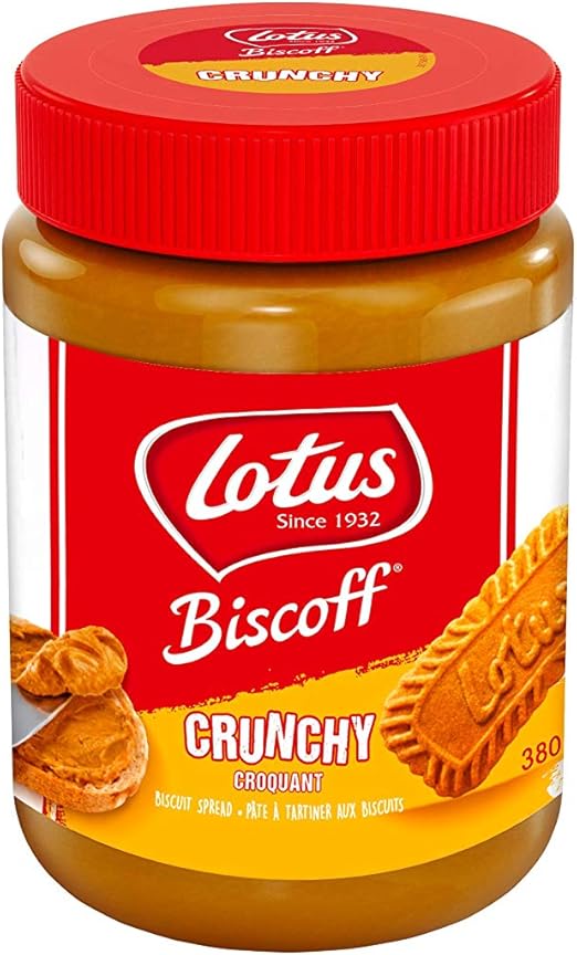 Lotus Biscoff Crunchy Biscuit Spread, 380 Grams Amazon.ca Grocery
