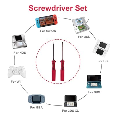 Buy Gam3gear Tri Wing Philips Screwdriver Set For N Switch Gba Nds Dsl Dsi 3ds Xl Wii Ps4 Controller Set Of 2 Online In Turkey B00wu9i3g2