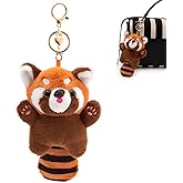 YILANFULL Kawaii Cat Keychain with Fluffy Pom Pom, Cute Bag Charm for Girls Women. Perfect Girly Gift & Backpack Decor