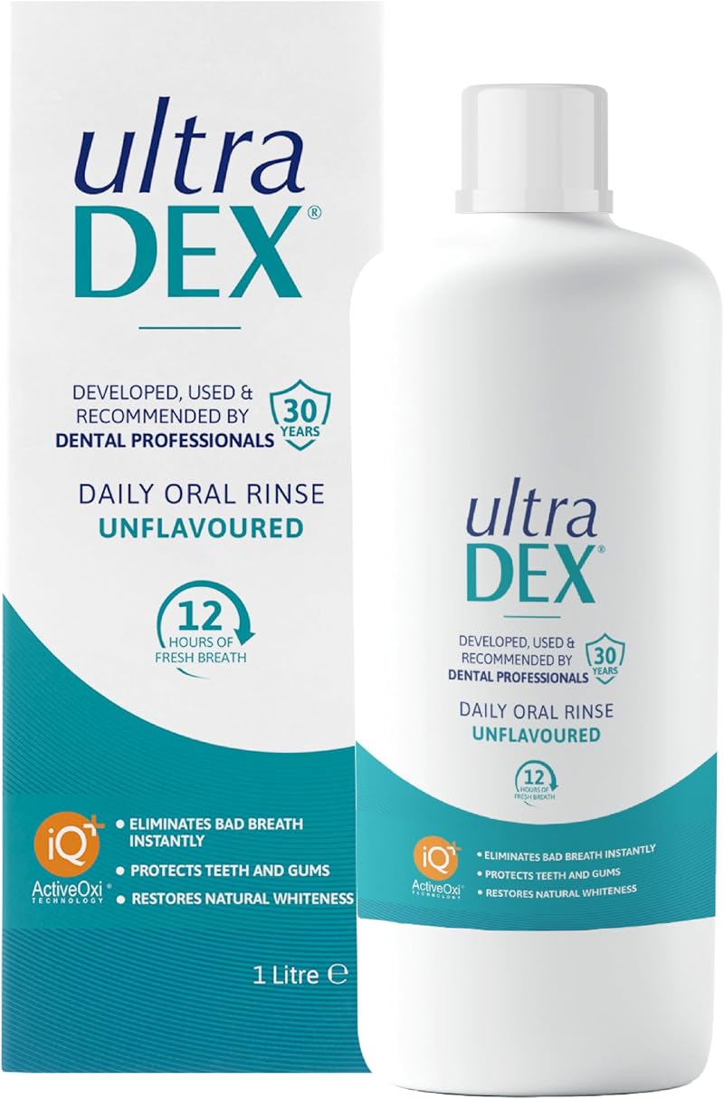 UltraDEX Daily Oral Rinse 1000Ml Ultradex Fresh Breath IQ+ ActiveOxi