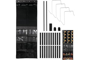 Penitue Over Door Toy Organizer, Behind the Door Hanging Toys Storage Bag with Pockets and Slots Storage Accessories Perfect 