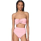 kate spade new york Women's Rosette Solids Bandeau Bra Top