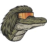 Sticky Dude 5in Gator Mullet Alligator Decal - Yeti Cup Vinyl Waterproof for Car, Laptop, Wall, Window, Bumper