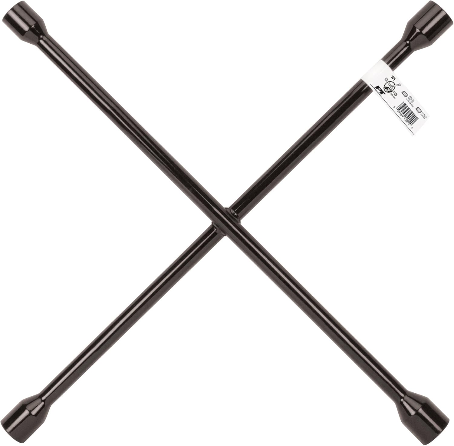 Performance Tool W1 Black 20" SAE/Metric 4-Way Cross Lug Wrench: Automotive