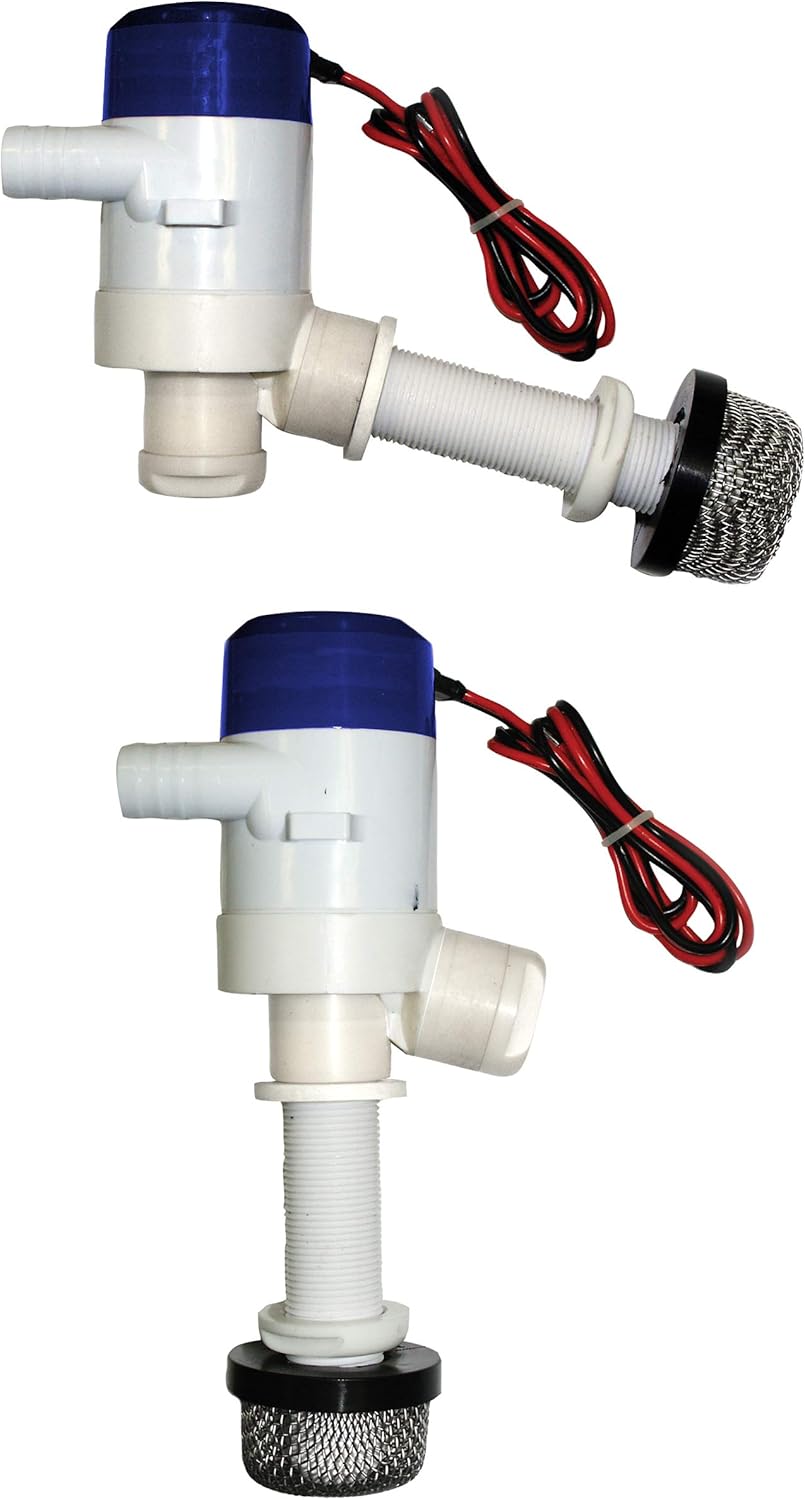 boat livewell parts on Amazon Com Shoreline Marine Livewell Pump Boating Bilge Pumps Sports Outdoors