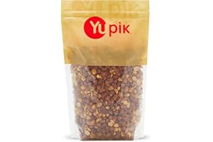 Yupik Roasted Salted Spanish Peanuts, With Skins, 1 kg, Kosher, Vegan, Crunchy Nuts, Seasoned Nuts, Source of Fiber, Protein 
