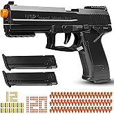 Toy Gun with Automatic Reloading Rebound Shell Ejecting and Soft Foam Blaster, Ideal for Shooting Games, Education Model Toys, Gift for Kids Boys Girls