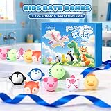 Aofmee Bath Bombs for Kids 12 Pcs Animal Shapes Natural Fragrances Gift Set view 7