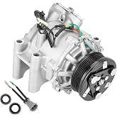 ILONPA New AC Air Condition Compressor with Clutch | For Chevrolet Trailblazer 2002-2009 4.2L, for GMC Envoy XL XUV 02-09, for Saab 9-7x 05-09, for Buick Rainier 04-07, 4.2L ONLY