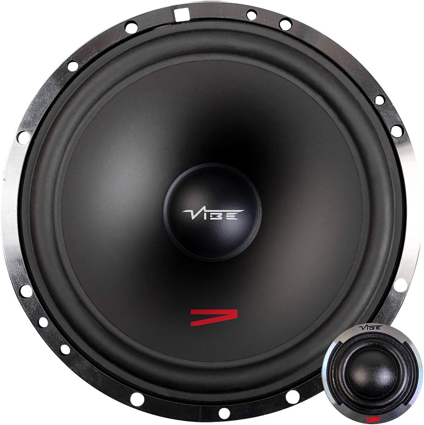 VIBE Audio CVEN 6.5 Inch 3 Way SQL Component Speaker, Black, 6.5" - Image 3