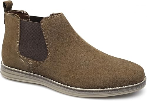 red tape chelsea boots tan suede