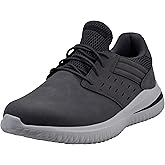 Skechers Men's Streetwear Delson 3.0 - Ezra Leather Bungee Lace Slip On