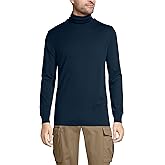 Lands' End Men's American-Grown Supima Cotton Turtleneck Shirt