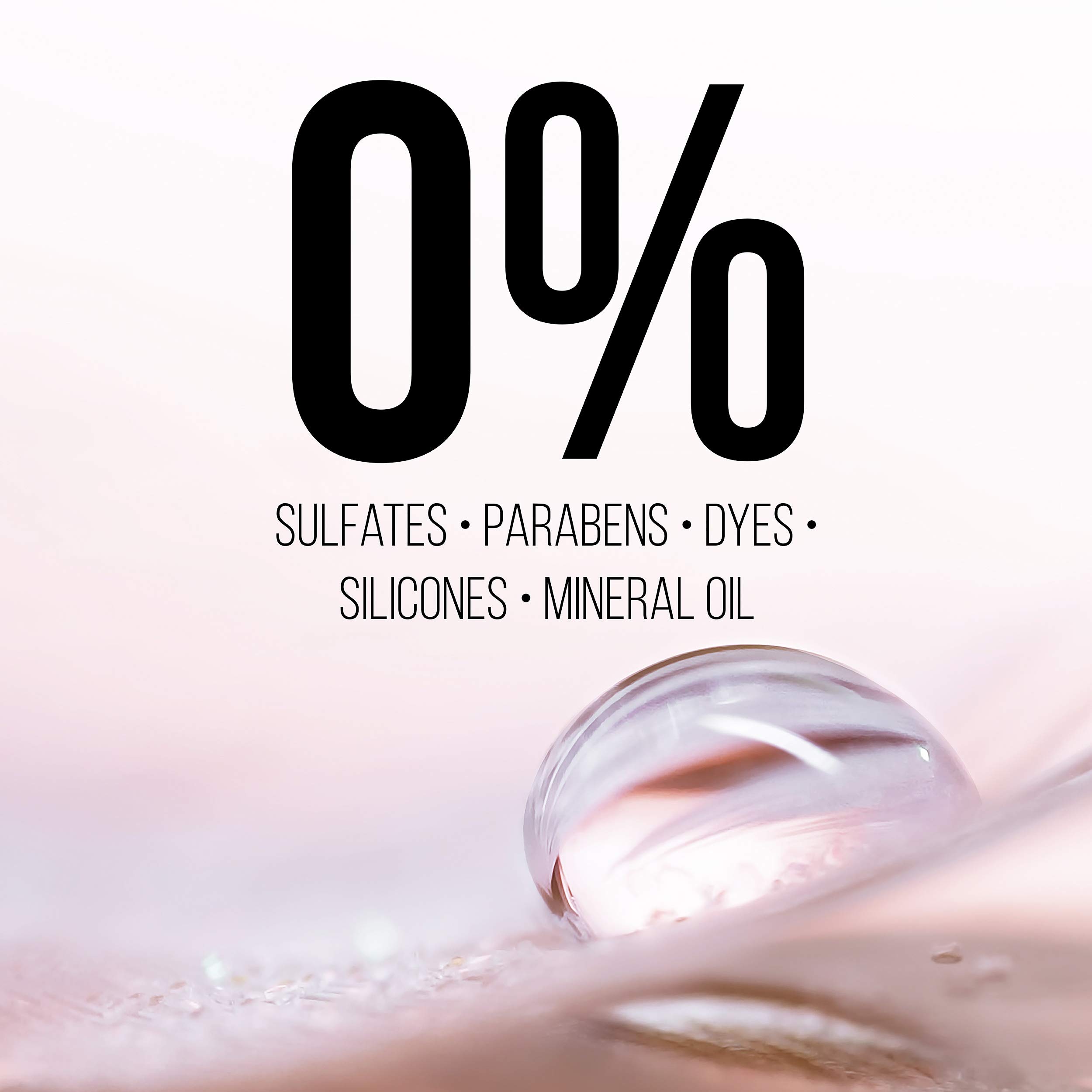 Pantene, Shampoo, Sulfate, Paraben and Dye Free, Pro-V Blends, Soothing Rose Water, 17.9 fl oz