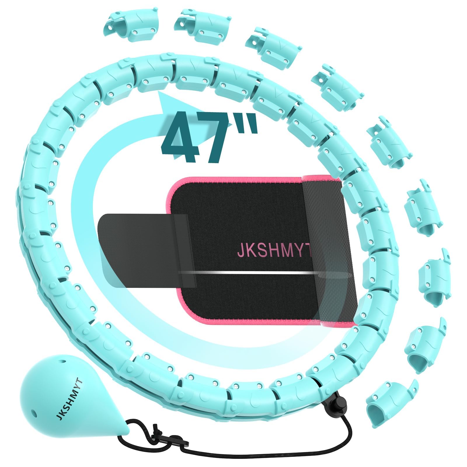 Photo 1 of JKSHMYT Weighted Hula Circle Hoops for Adults  