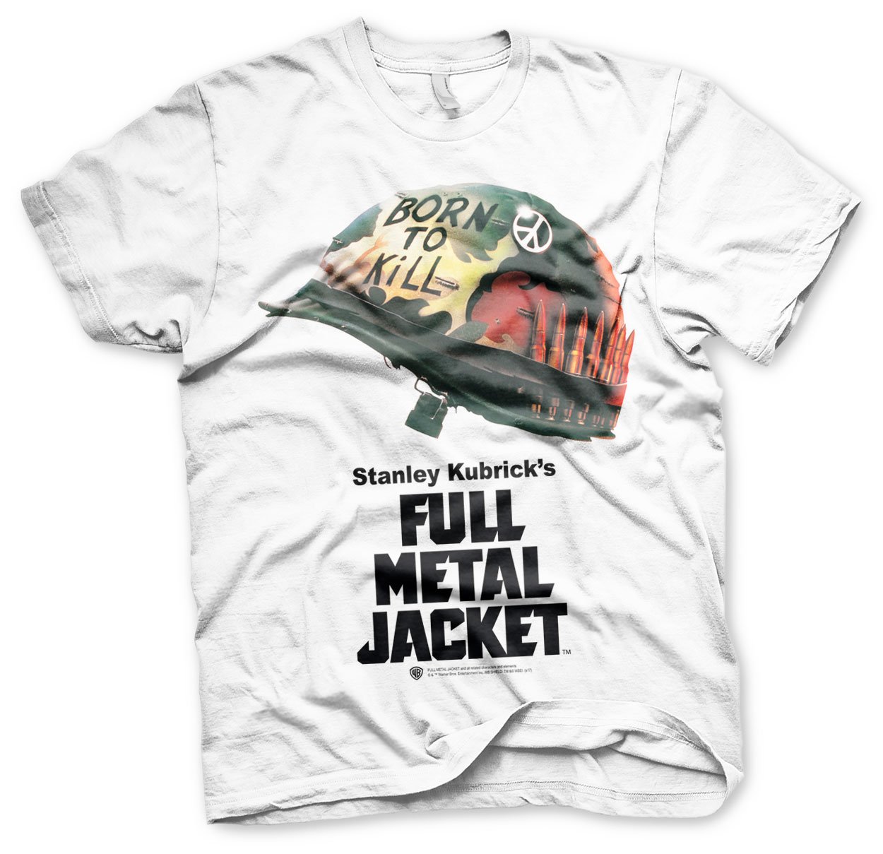 Officially Licensed Full Metal Jacket Poster Allover T-Shirt (White)