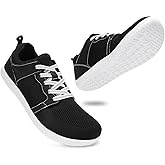MeXYZ Mens Wide Toe Box Shoes Barefoot Walking Shoes Breathable Minimalist Zero Drop Weightlifting Grounded Footwear