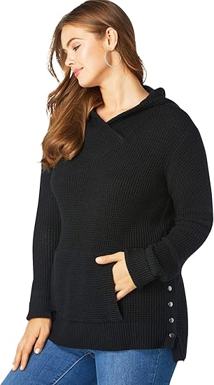 thermal hoodie cardigan