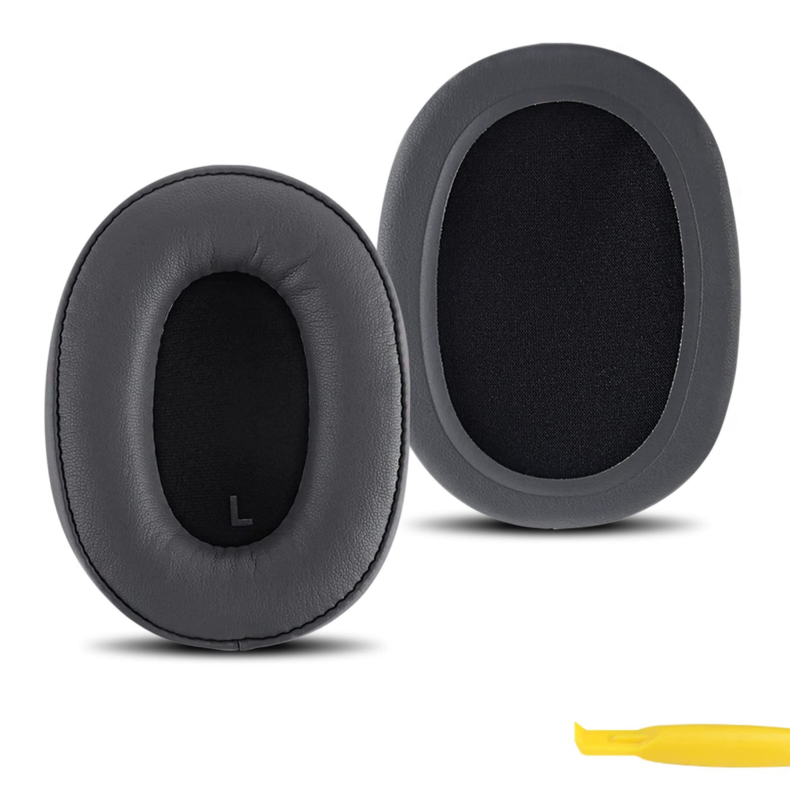 Geekria Replacement Ear Pads for ATH-SR9, ATH-DSR9BT, ATH-DSR7BT Headphones, Ear Cushions (Grey)