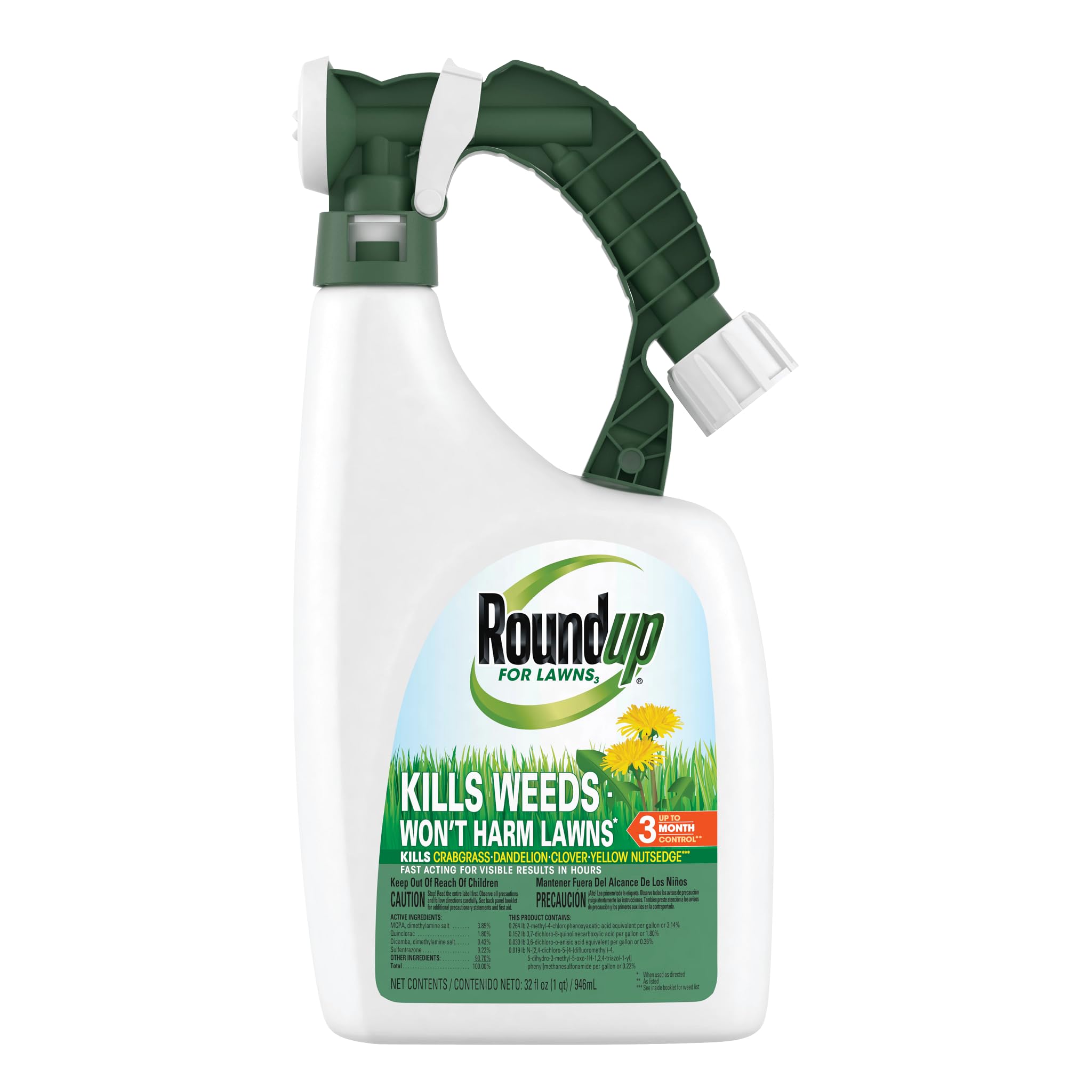 Photo 1 of Roundup for Lawns? Ready-to-Spray, Tough Weed Killer for Use on Northern Grasses, 32 fl. oz.