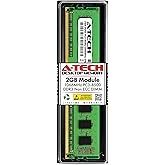A-Tech 2GB DDR3 1066MHz PC3-8500 Desktop RAM Module | Non-ECC Unbuffered DIMM 1.5V 240-Pin Memory Upgrade Stick