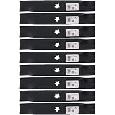 Rotary 12123 9 Mower Blades for Dixon Yazoo 16-1/4&rdquo; Length 2-1/2&rdquo; Width .2&rdquo; Thickness 5 PT ST Center Hole Fits 48in. Deck
