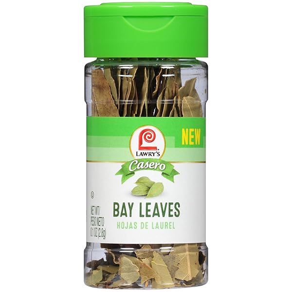 LAWRY’S CASERO BAY LEAVES, 0.1 OZ