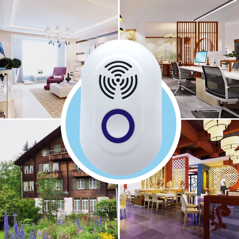 New Ultrasonic Pest Repeller SAFE for Children and Pets - Quickly eliminates pests P7B 2 Pack