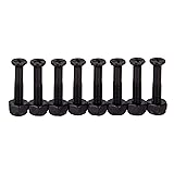 Cal 7 Standard 1" Black Skateboard Hardware Set