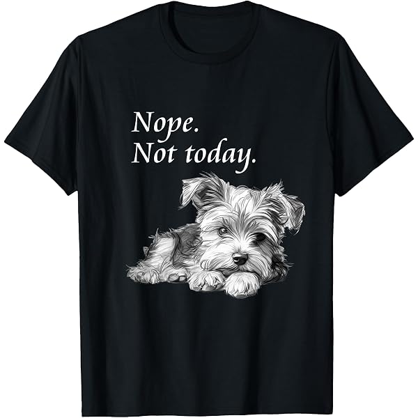 ULTRABASIC Women's Graphic T-Shirt - V-Neck "Shih Tzu Personal Stalker" Funny Dog Lover Eco-Friendly Tee - View #5